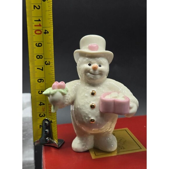 Lenox Porcelain Snowman, A snowman of My Own Figurine 4" Mint with box - Picture 7 of 7